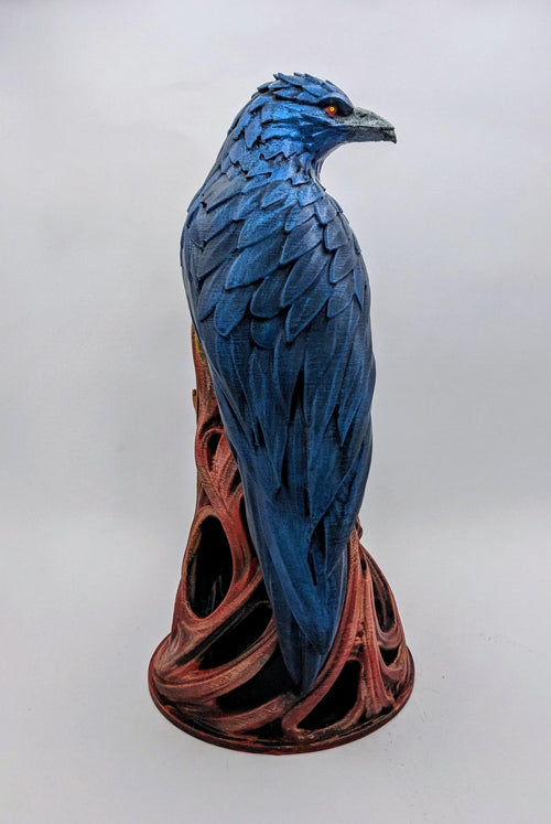 Ashwing Phoenix Flame Relic, hand-finished by Tonya Taylor, back view
