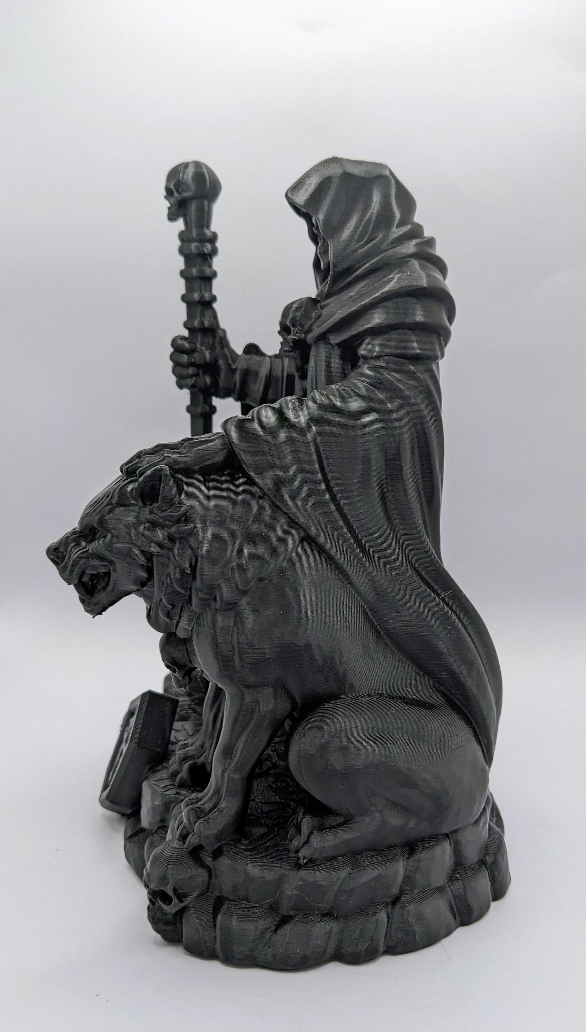 Bone Warden & Hellhound, black finish, left view