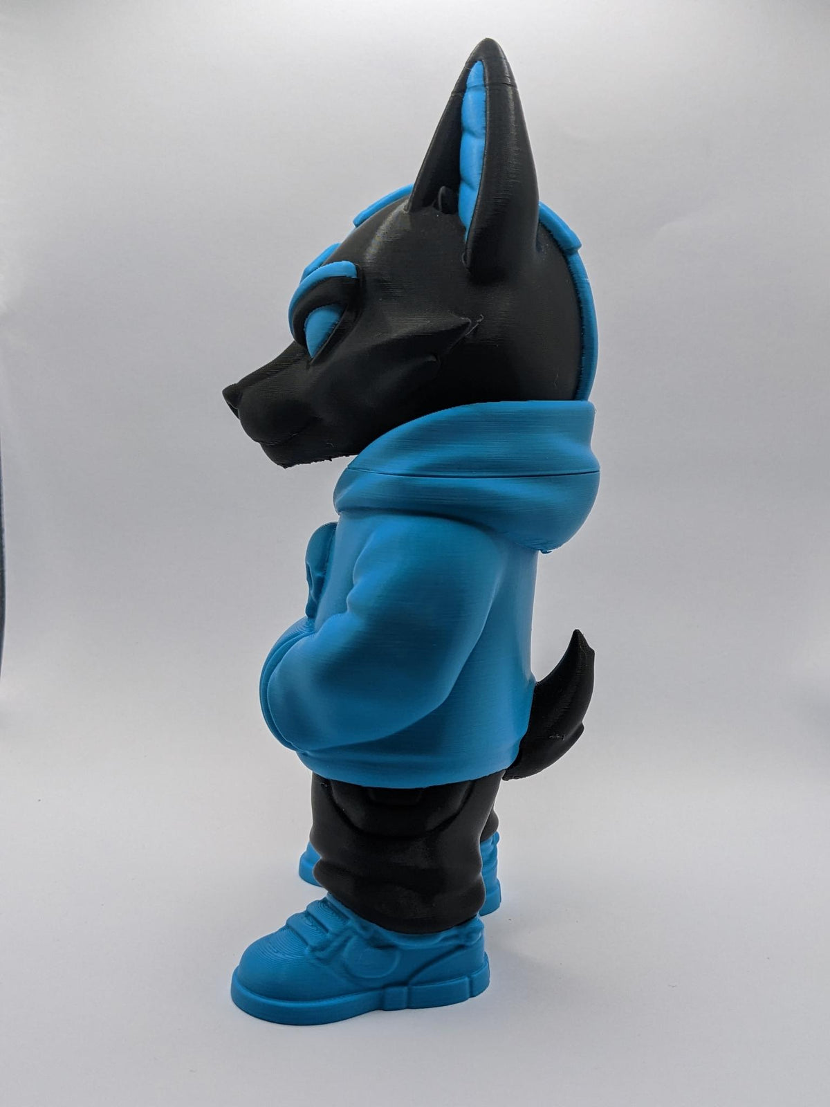 Cyber Anubis – Streetwear Guardian, left view