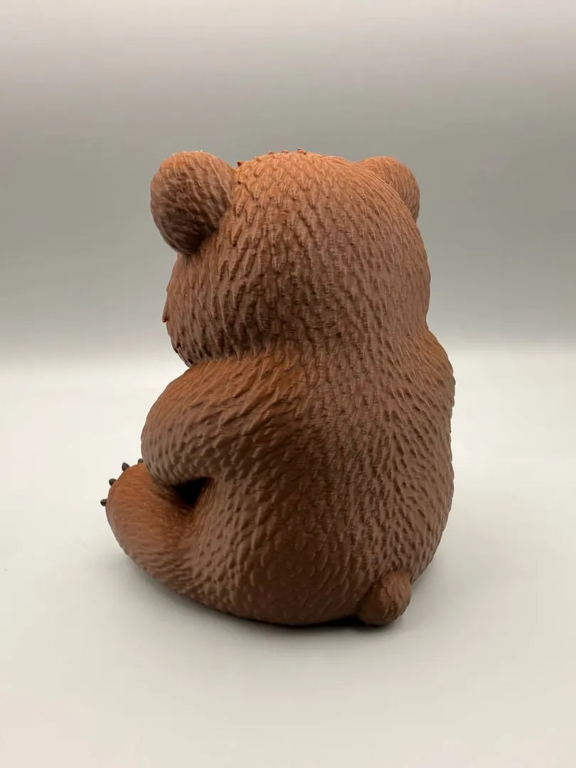 Grumpy Big Bear sculpture, back view