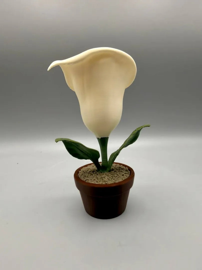 Grumpy Calla Lily sculpture, back view