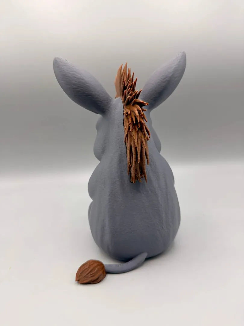 Grumpy Donkey sculpture, back view
