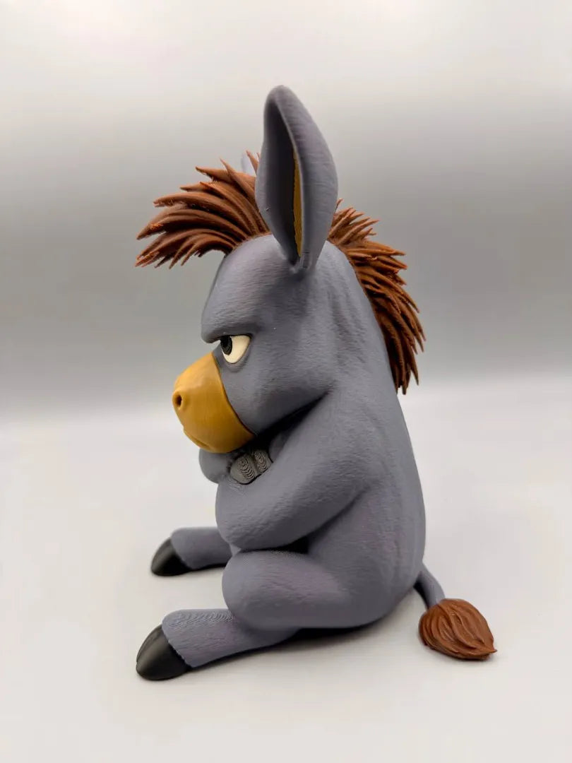 Grumpy Donkey sculpture, front view