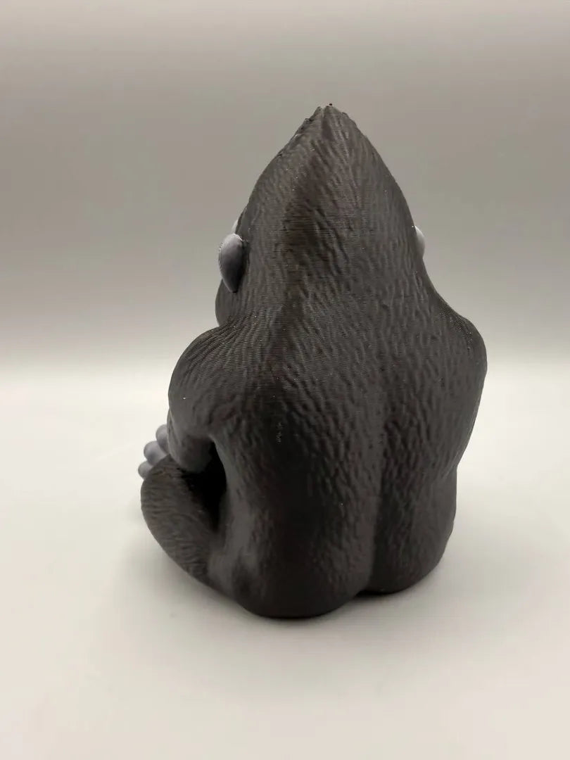 Grumpy Gorilla sculpture, back view