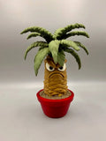 Grumpy Palm 3D printed sculpture, front view