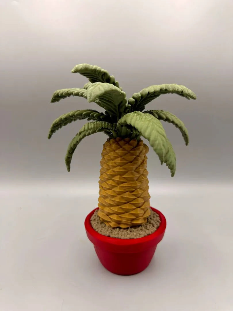 Grumpy Palm sculpture, back view