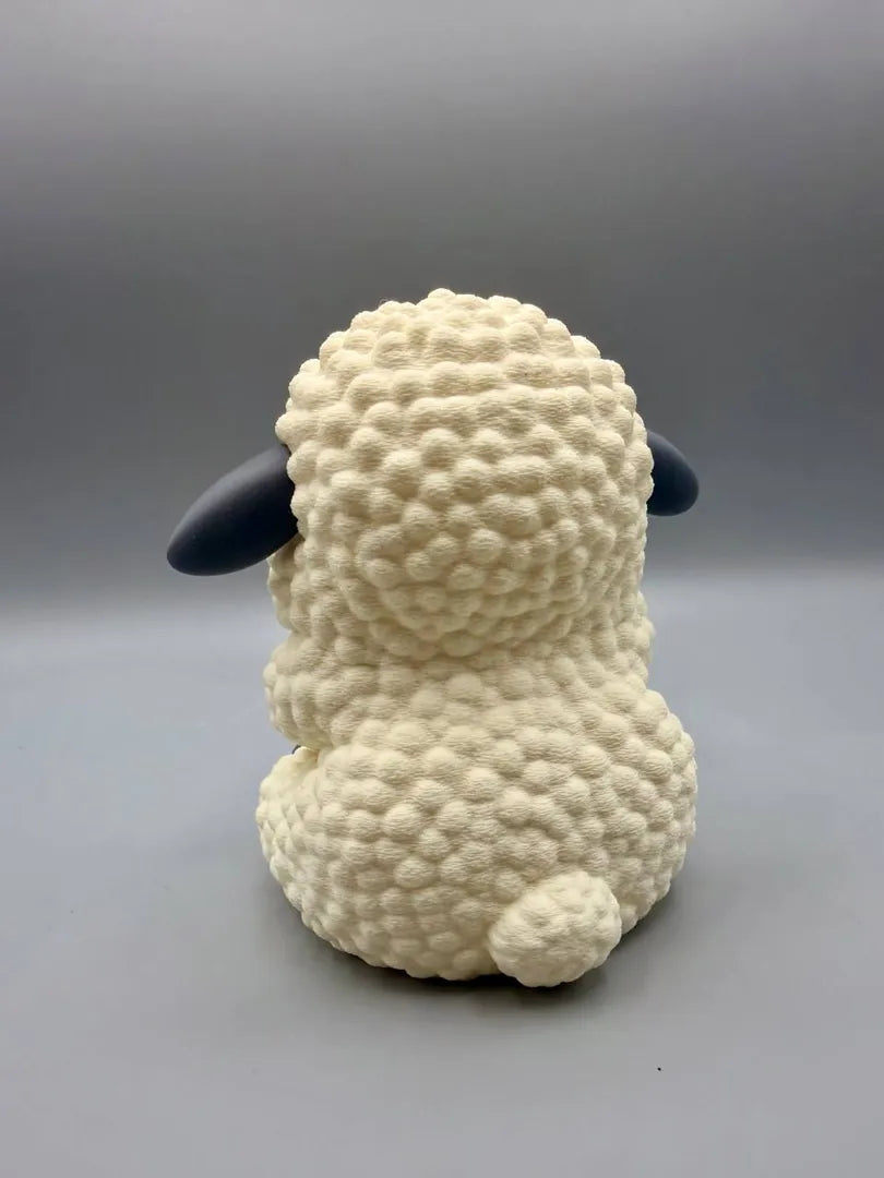 Grumpy Sheep sculpture, back view