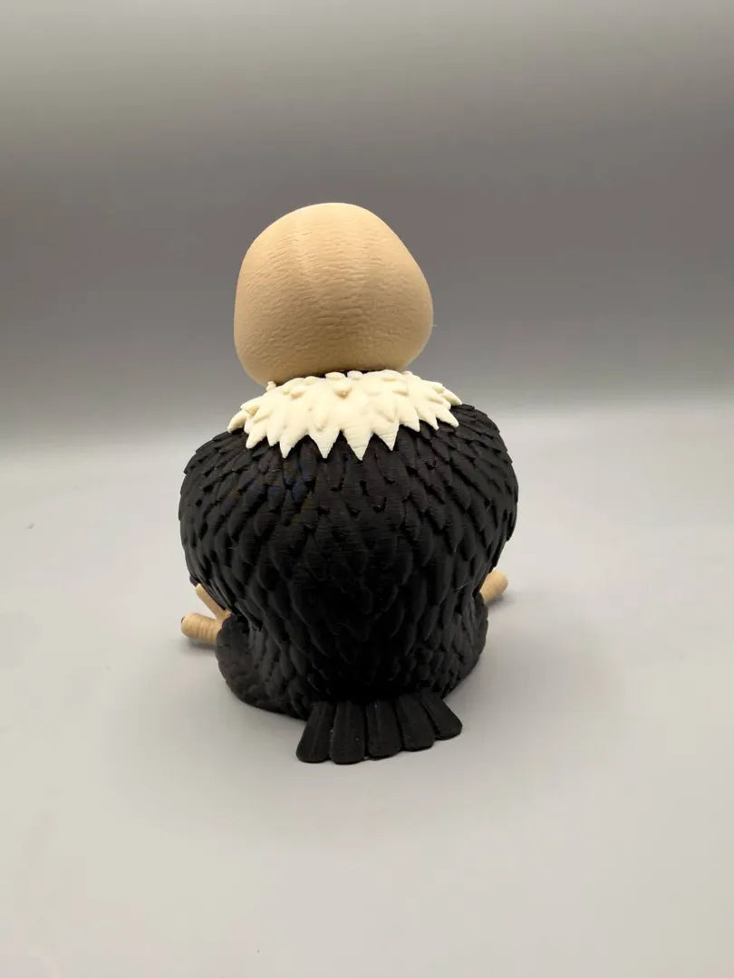 Grumpy Vulture sculpture, back view