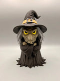 Grumpy Witch 3D printed sculpture, front view