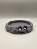Happy Stone Bird Bowl 3D printed dish, front view