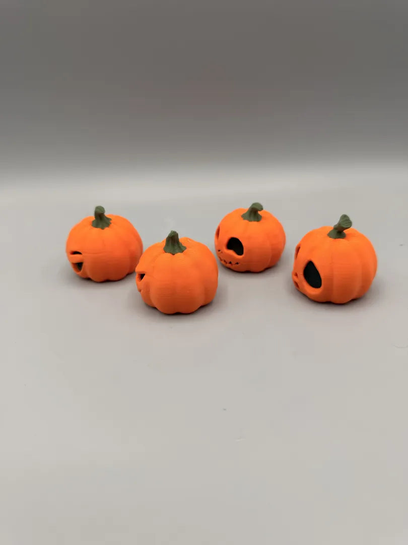 Little Pumpkins set of four, angled view