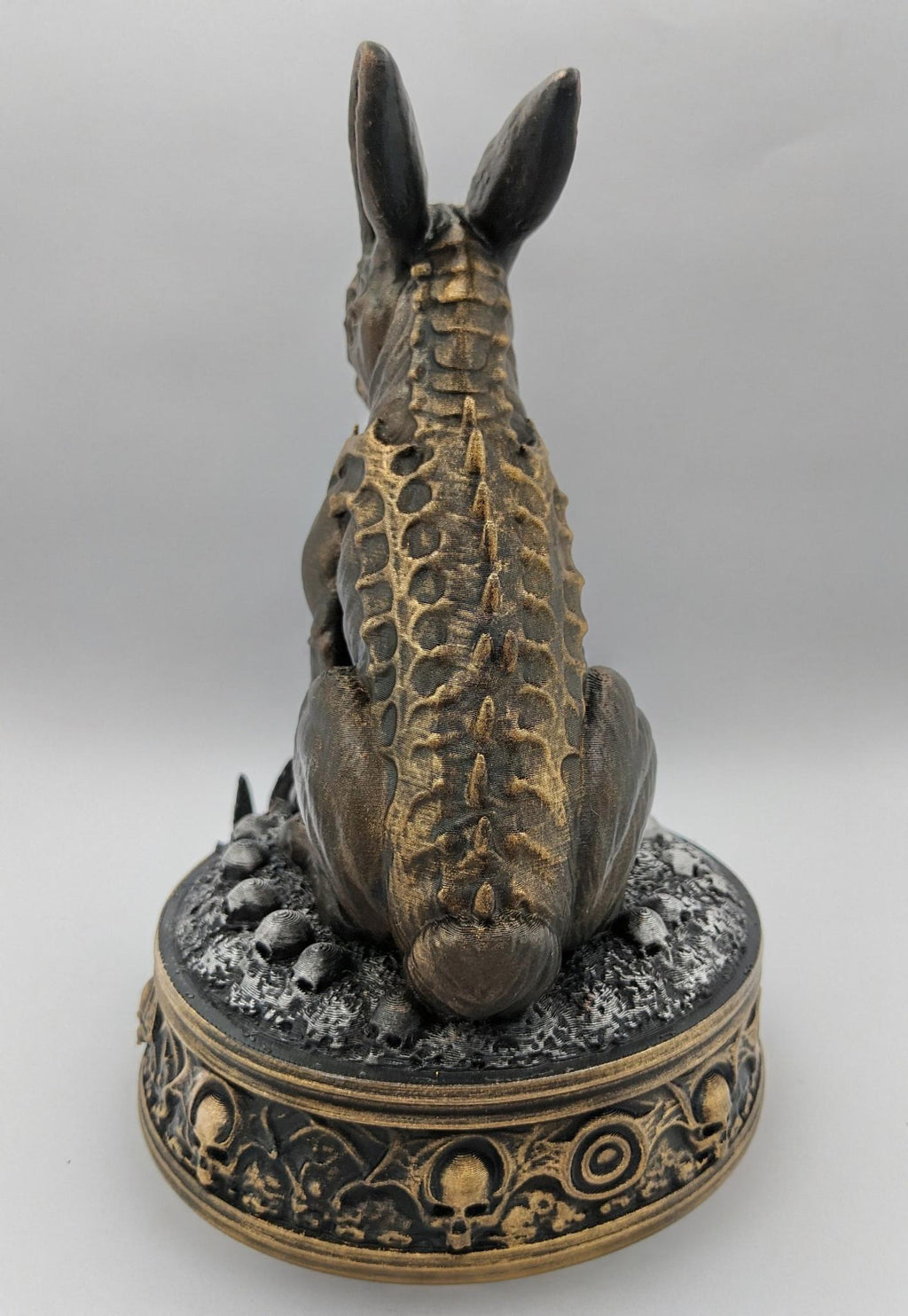 Necro Hare Bonebound Relic, hand-finished by Tonya Taylor, back view