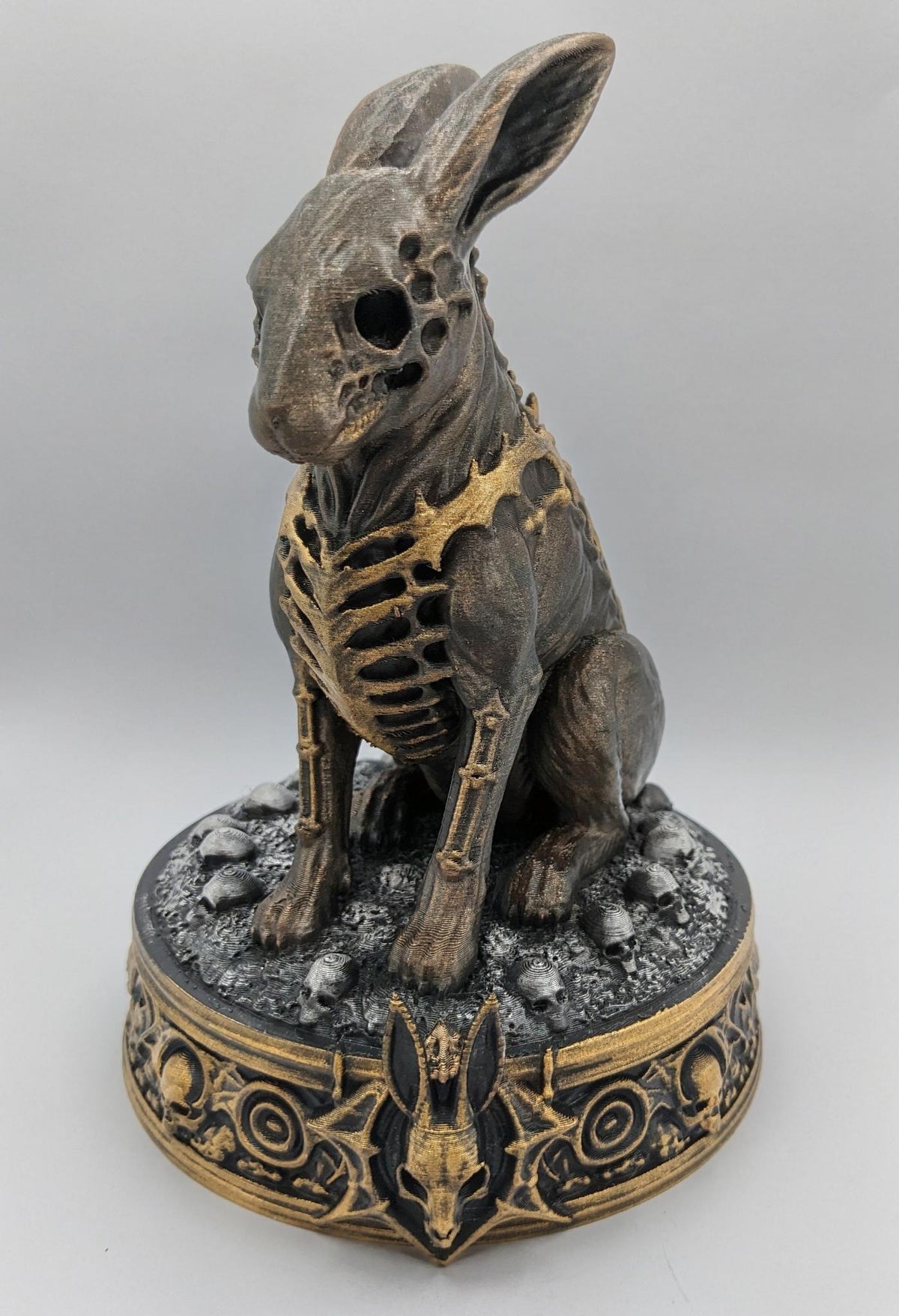Necro Hare Bonebound Relic, hand-finished by Tonya Taylor, front view