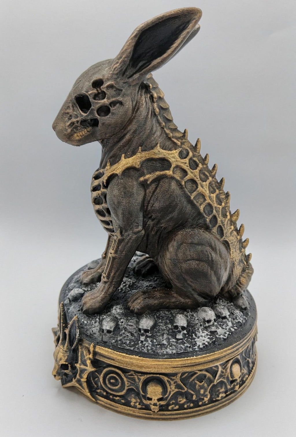 Necro Hare Bonebound Relic, hand-finished by Tonya Taylor, left view