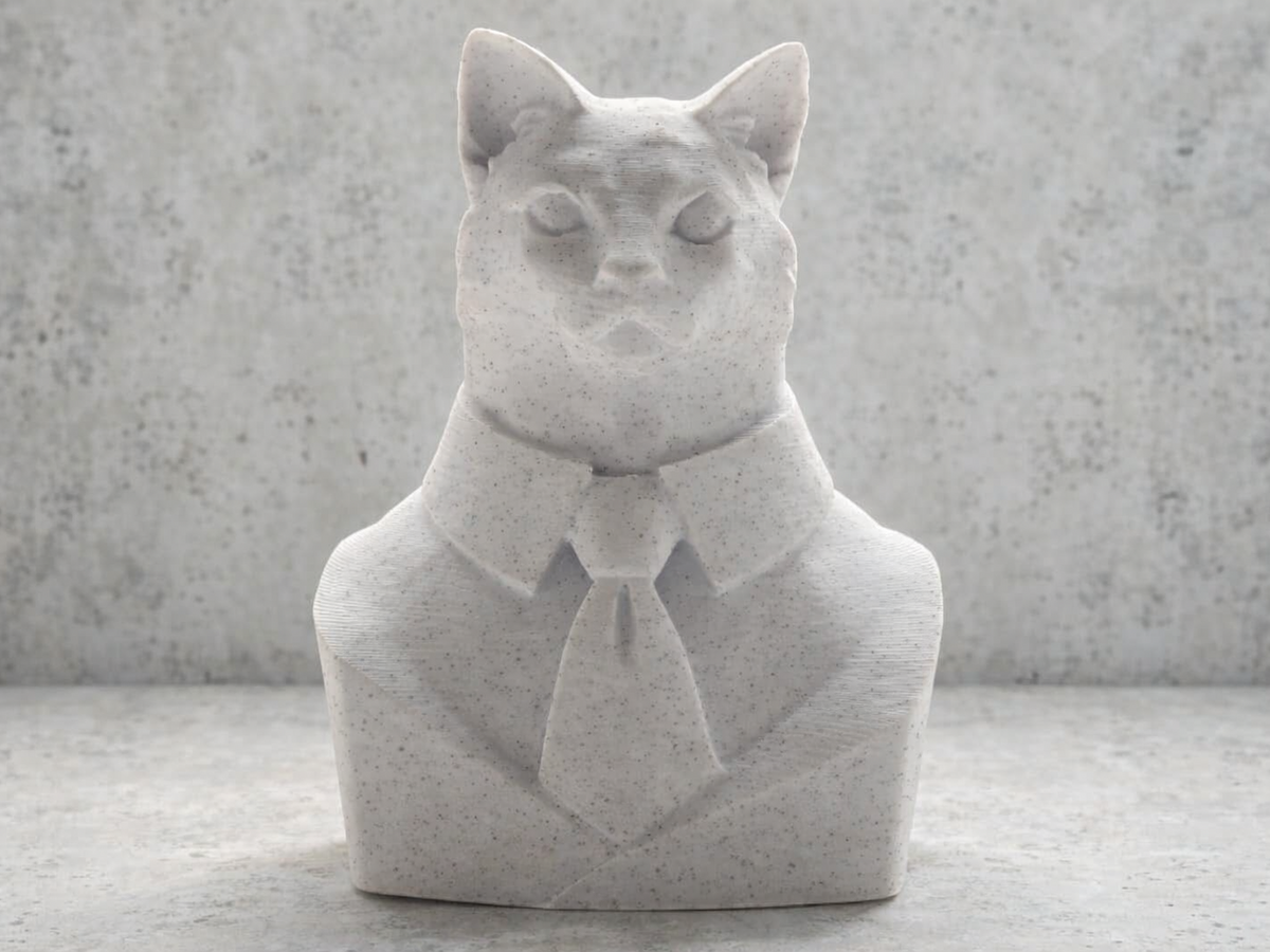 Cat Executive Bust sculpture