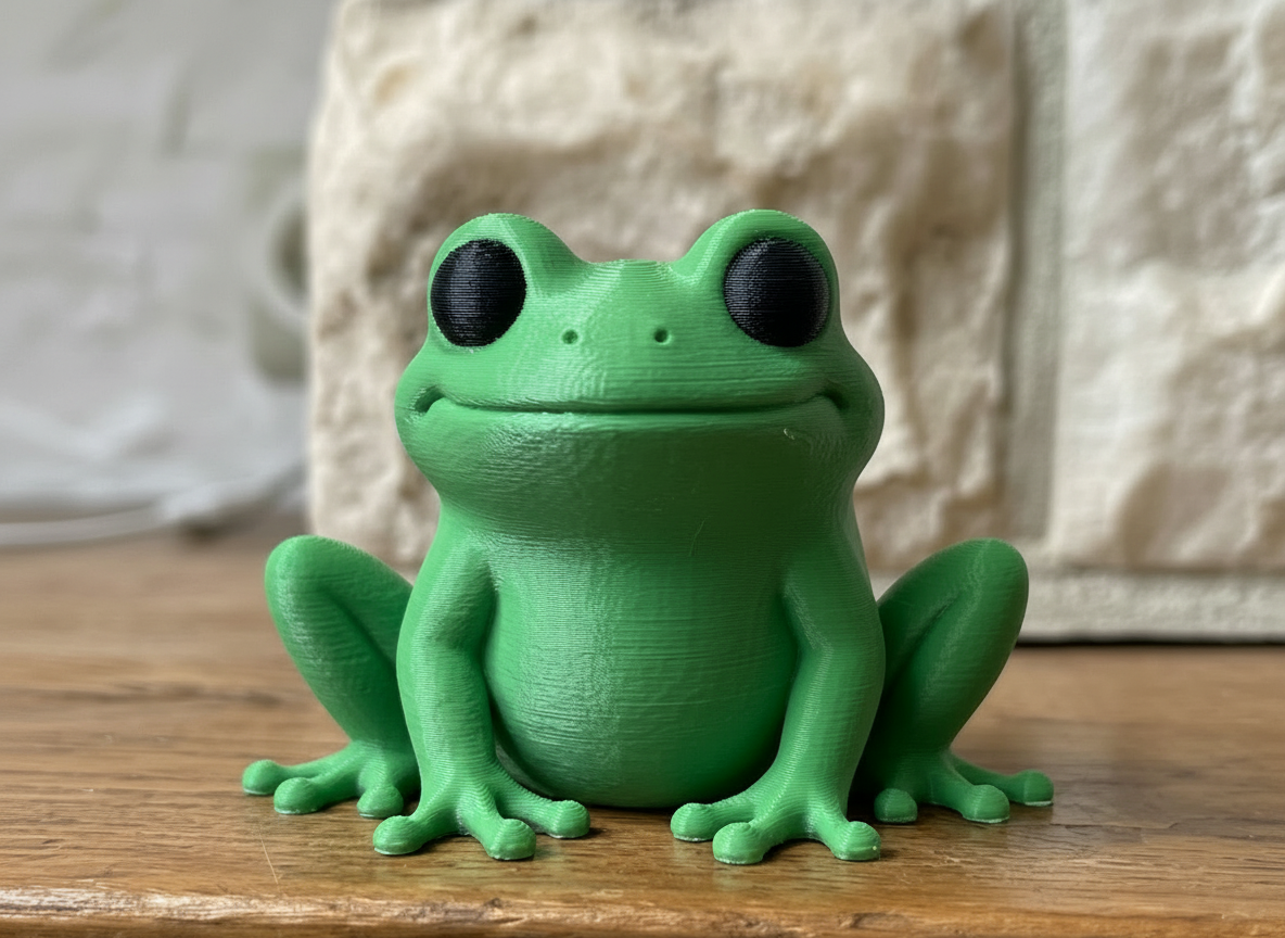 Cute Frog Figurine