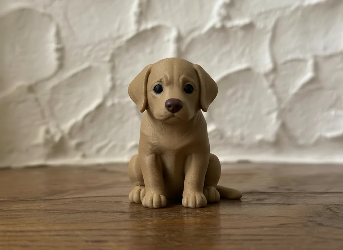 Cute Labrador Figurine