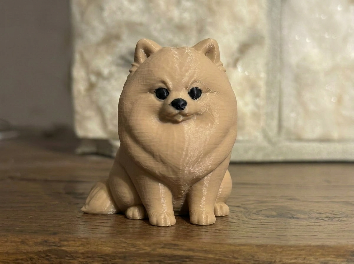 Cute Pomeranian Figurine