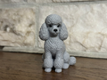 Cute Poodle Figurine