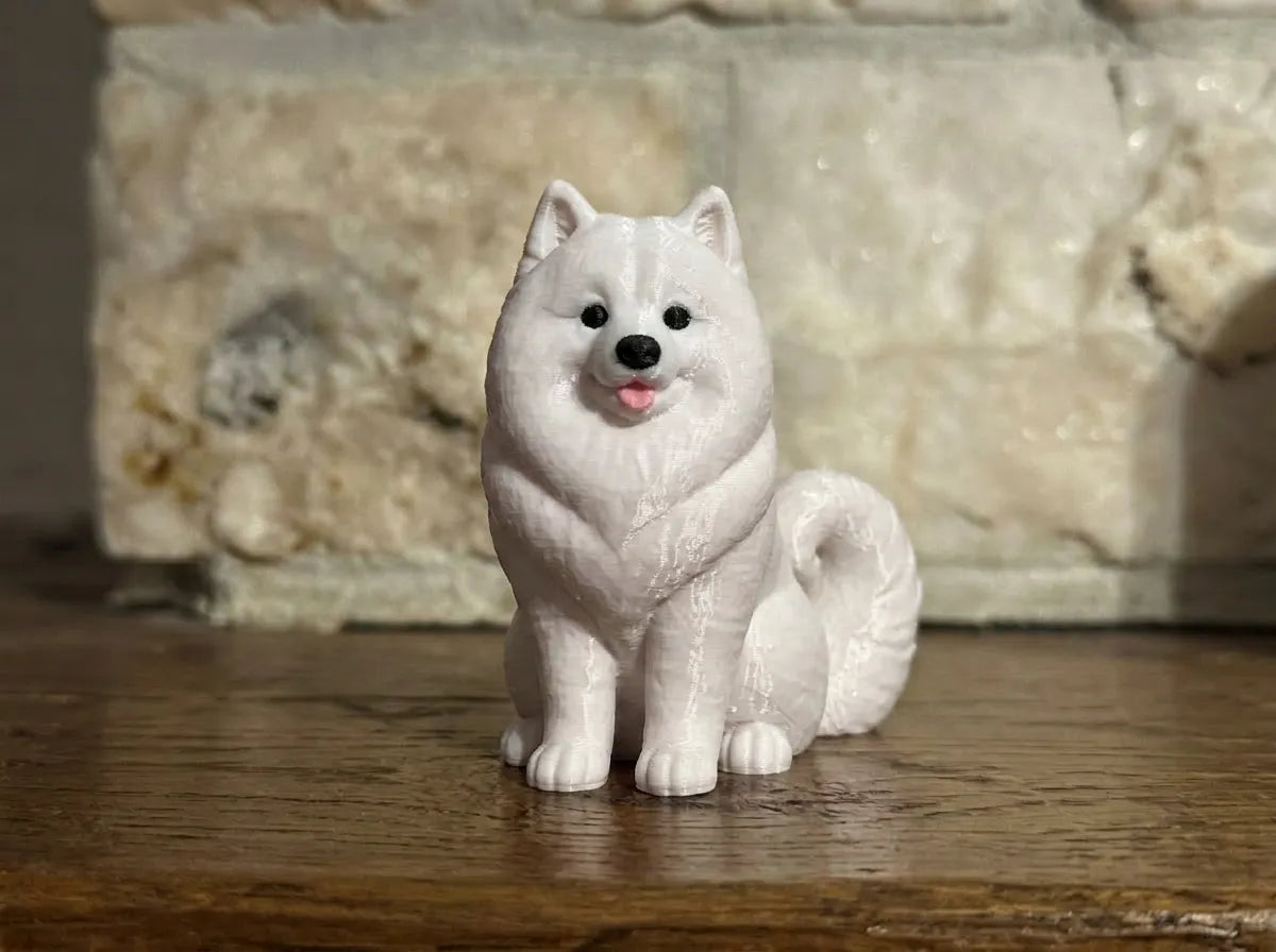 Cute Samoyed Figurine