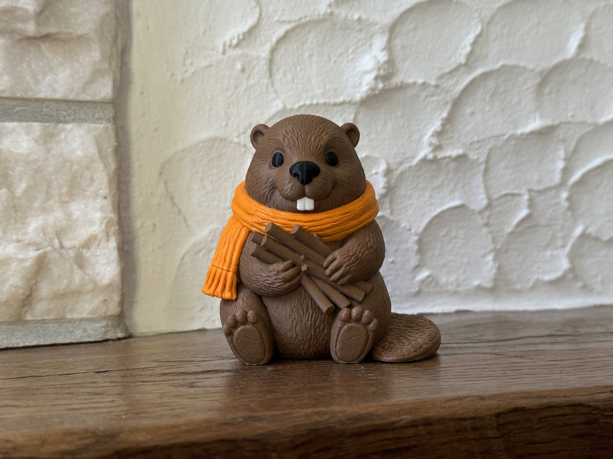 Fireside Friends Beaver figurine