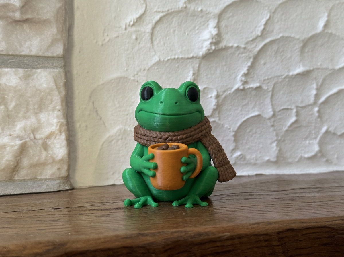 Fireside Friends Frog figurine