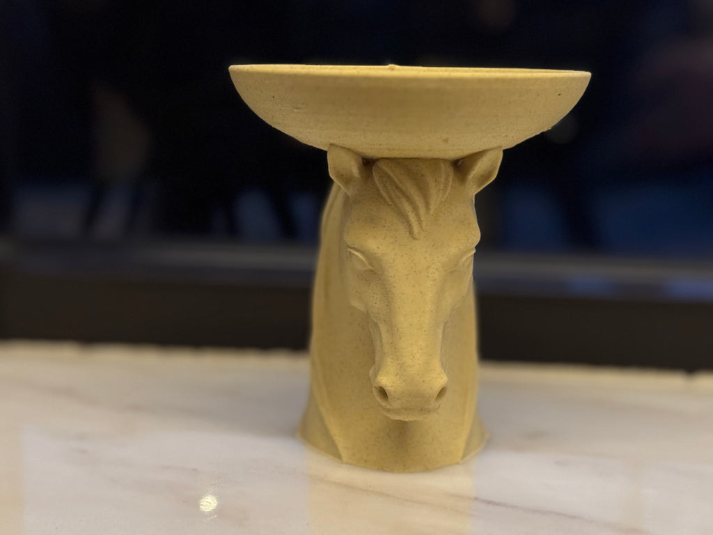 Horse Head Trinket Bowl sculpture