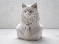 Maine Coon Executive Bust sculpture