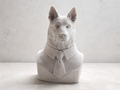 Short-Coat Shepherd Executive Bust sculpture