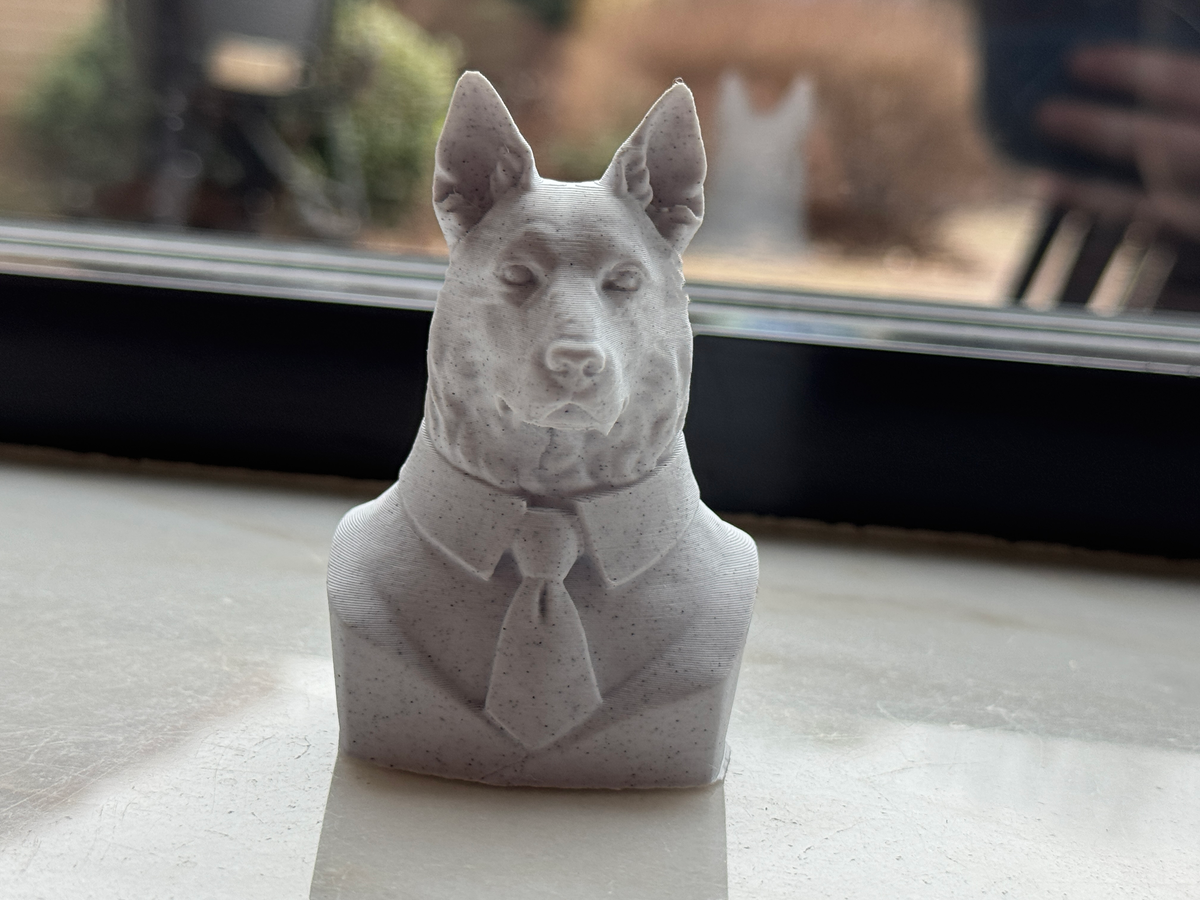 Short-Coat Shepherd Executive Bust sculpture
